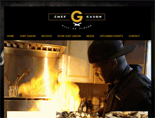 Tablet Screenshot of chefgason.com